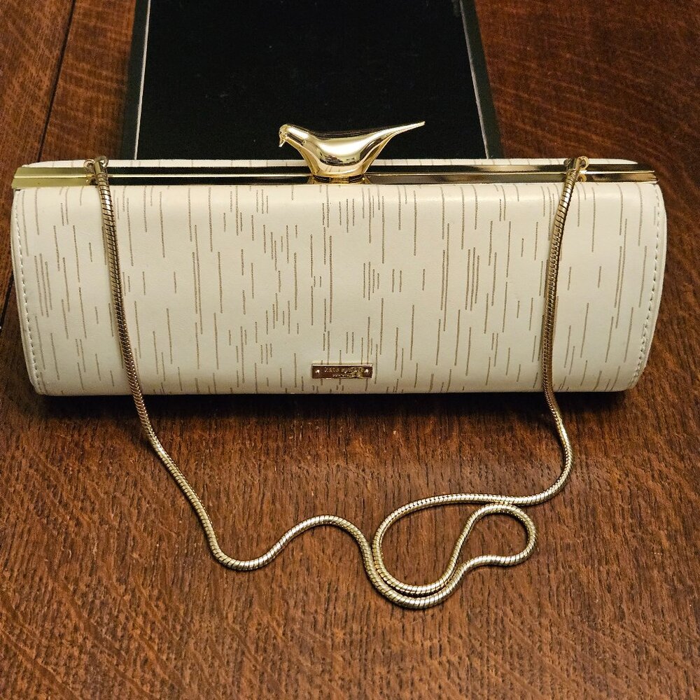 Kate Spade New York Wedding Belles Dove Clutch/Strap Purse